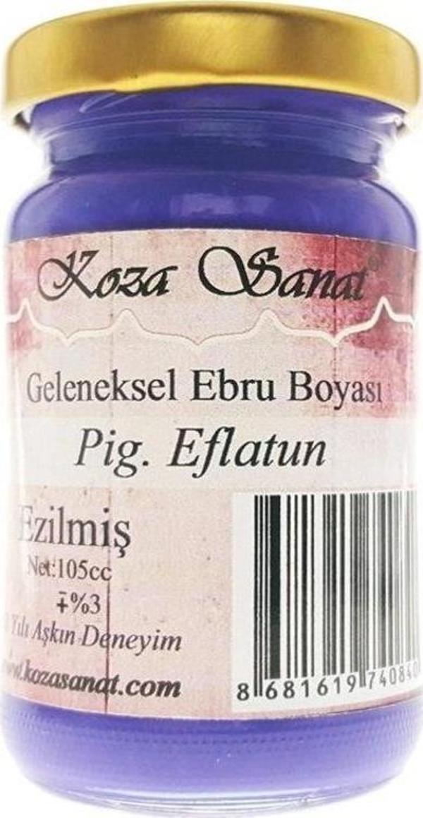 Koza Sanat Koza GELENEKSEL Ebru Boyası 105 cc. Pigment Eflatun - Image 1