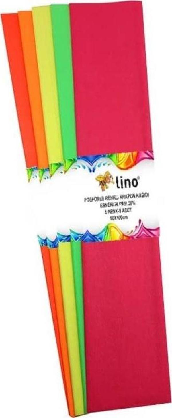Lino Fosforlu Krapon Kağıdı (50x200 cm) 5'li Paket - Image 1