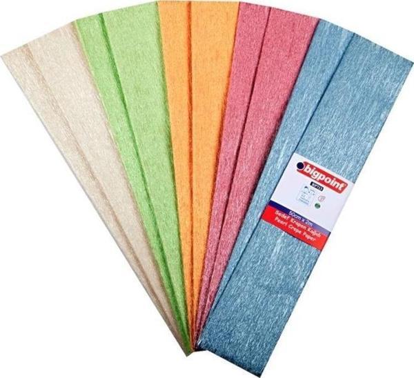 Bigpoint Sedefli Krapon Kağıdı 10'lu Karışık 50 cm x 200 cm. - Image 1