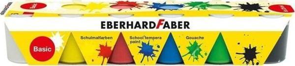 Eberhard Faber School Tempera Guaj Boya 6 Renk x 25 ml BASIC - Image 1
