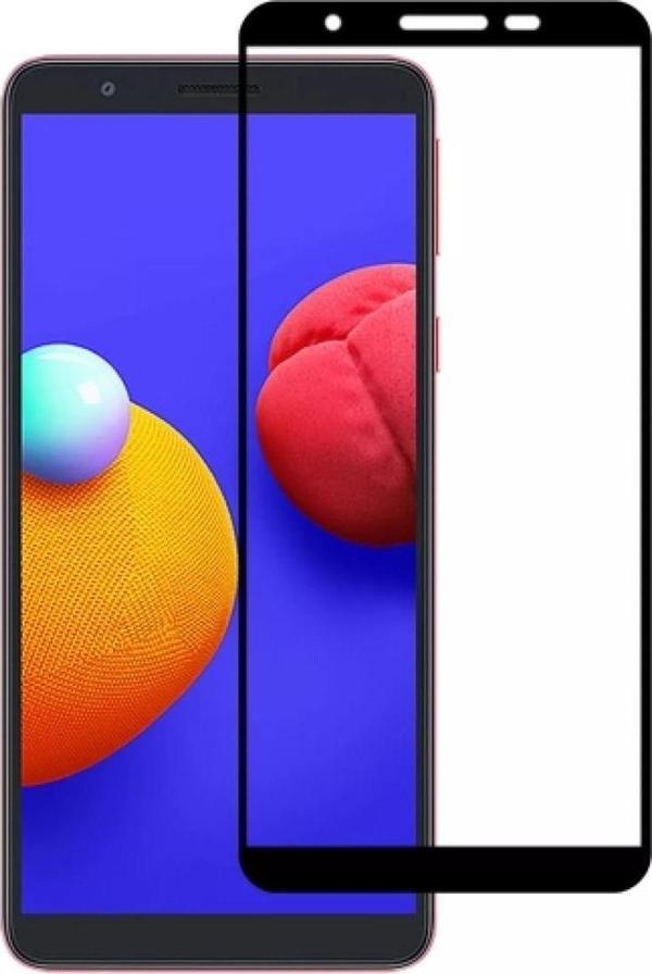 Bufalo Samsung Galaxy A01 Core Ekran Koruyucu 5D Temperli Cam Siyah - Image 1