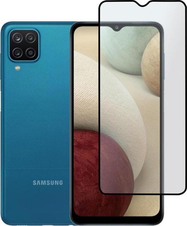 Bufalo Samsung Galaxy A12 Ekran Koruyucu Seramik Mat Nano 9D Tam Kaplama Siyah - Image 1
