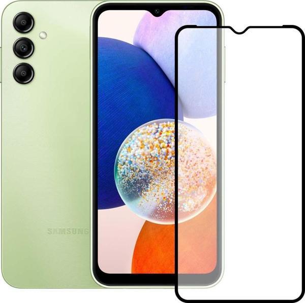 Bufalo Samsung Galaxy A14 Temperli 5D Cam Ekran Koruyucu - Image 1