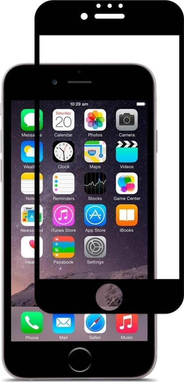 Bufalo iPhone 7 / 8 Ekran Koruyucu Seramik Mat Nano 9D Tam Kaplama Siyah - Image 1