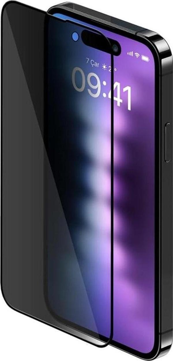 iPhone 15 Pro Max Hayalet Privacy Gizli Cam Ekran Koruyucu - Image 1