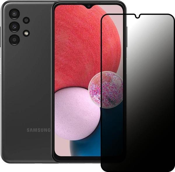 Samsung Galaxy A13 Hayalet Privacy Gizli Cam Ekran Koruyucu Siyah - Image 1
