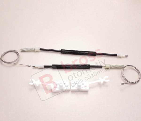 Alfa Romeo 147 937 2000-2010 3/5 Kapı 46751871 70 İçin Ön Sağ veya Sol Kapı Cam Kriko Tamir Seti - Image 1