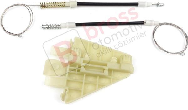 Alfa Romeo 159 939 2005-2011 4/5 Kapı 71740123 İçin Elektrikli Arka Sağ Kapı Cam Kriko Tamir Seti - Image 1