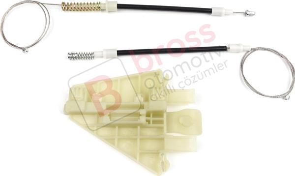Alfa Romeo 159 için Sol Arka Kapı Cam Tamir Seti 71740124 - Image 1