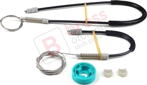 Audi 80 B3 B4 8G 89 1991-2001 Coupe Cabriolet 895837729 İçin Elektrikli Ön Cam Kriko Tamir Seti - Image 1