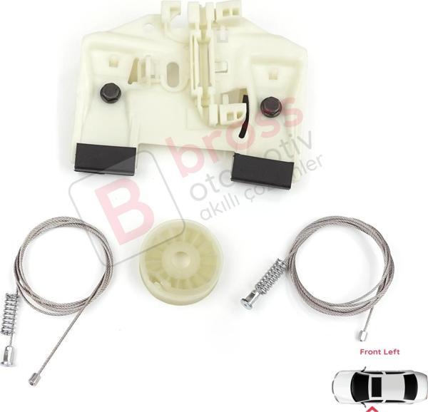 Mercedes Sprinter W906 2006-2018 VW Crafter 2006-2017 İçin Elektrikli Ön Sol Cam Kriko Tamir Seti - Image 1