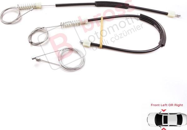 Mercedes V-Class Vito W447 2014-2024 A4477204000 İçin Elektrikli Ön Sağ veya Sol Cam Kriko Seti - Image 1