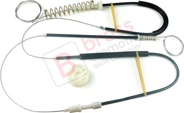 Audi TT MK1 8N 8N3 8N9 1998-2006 2-Kapı 8N0837461 İçin Elektrikli Sol Cam Kriko Tamir Seti - Image 1