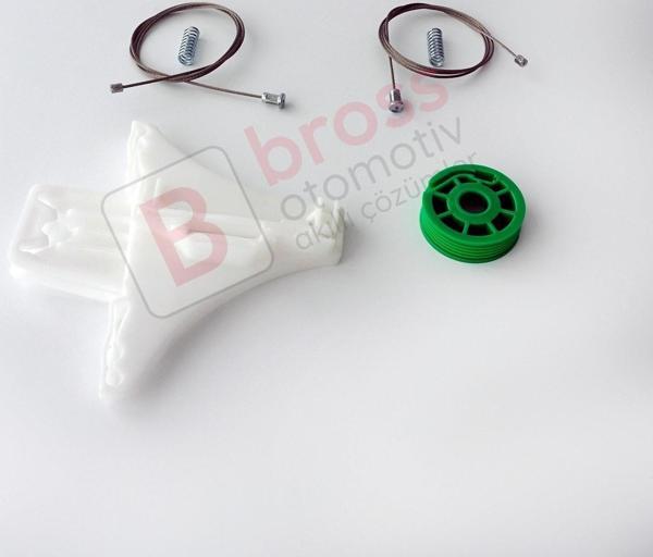 Opel Vectra C Z02 2002-2009 Signum 24451522 İçin Manuel Arka Sağ Cam Kriko Tamir Seti - Image 1