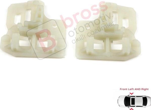 BMW X5 E53 1999-2007 İçin Ön Sol veya Sağ Kapı Cam Kriko Klipsleri - Image 1