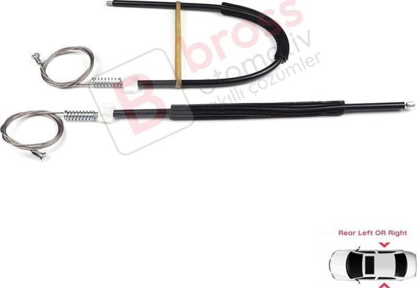 Seat Toledo MK4 KG3 2012-2019 Skoda Rapid 2012-2022 5JA839461 İçin Arka Cam Kriko Tamir Seti - Image 1