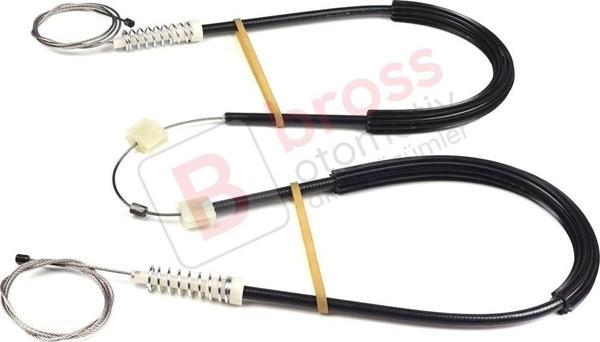 Renault Fluence L3 2009-2024 4-Kapı Sedan 827200016R İçin Elektrikli Arka Sağ Cam Kriko Tamir Seti - Image 1