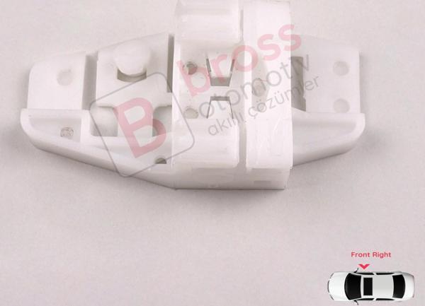 Citroen C3 Renault Scenic Modus İçin Sağ Ön Cam Kriko Klipsi - Image 1