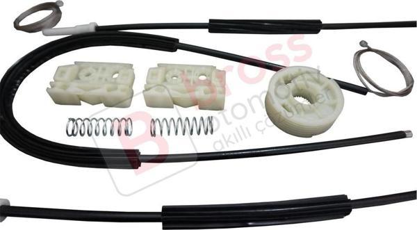 Citroen C4 Picasso MK1 UD Grand UA 2006-2013 MPV 9222CT İçin Elektrikli Ön Sağ Cam Kriko Tamir Seti - Image 1