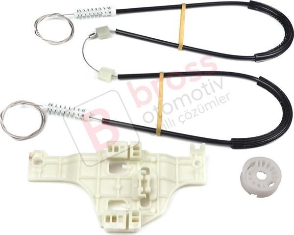 Renault Megane MK3 2008–2017 5-Kapı 827210003R İçin Elektrikli Arka Sol Cam Kriko Tamir Seti - Image 1