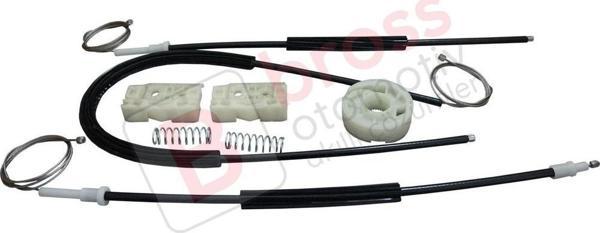 Citroen C4 Picasso MK1 UD Grand UA 2006-2013 MPV 9221CV İçin Elektrikli Ön Sol Cam Kriko Tamir Seti - Image 1