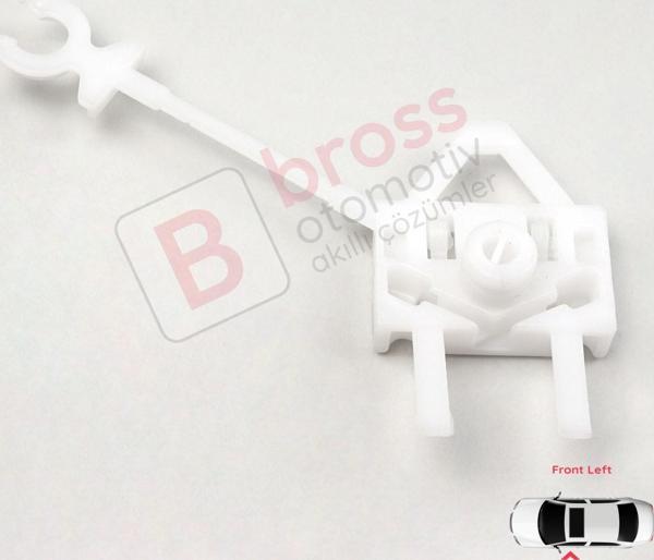 Fiat Doblo MK1 İçin Sağ Ön Cam Kriko Klipsi 51718404 - Image 1
