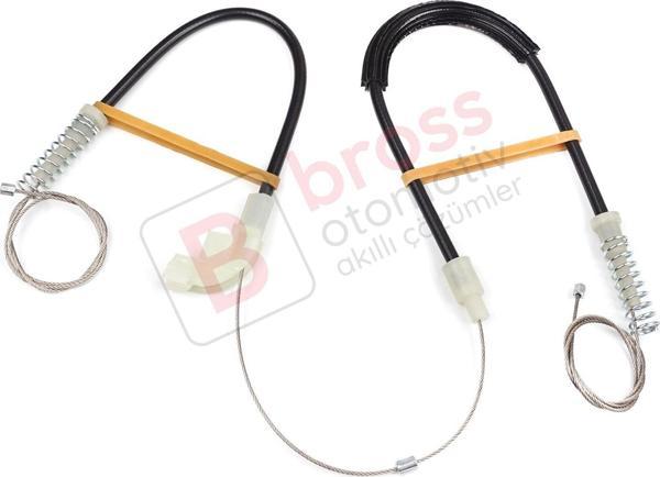 Volvo S40 V40 MK1 644 645 1995-2004 4/5-Kapı 30623453 İçin Elektrikli Arka Sağ Cam Kriko Tamir Seti - Image 1