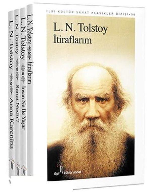 Tolstoy Seti - 4 Kitap Takım - İlgi Kültür Sanat Yayınları - Image 1