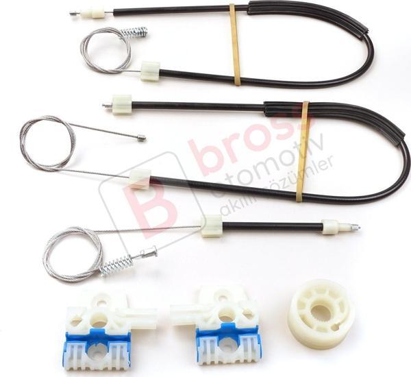 VW Jetta MK6 A6 IV 2010-2018 5C6 5C6837461 İçin Elektrikli Ön Sol Cam Kriko Tamir Seti - Image 1