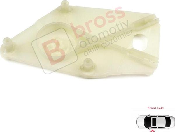 VW Polo MK5 için Ön Sol Cam Motor Kapağı 6R4837461J - Image 1