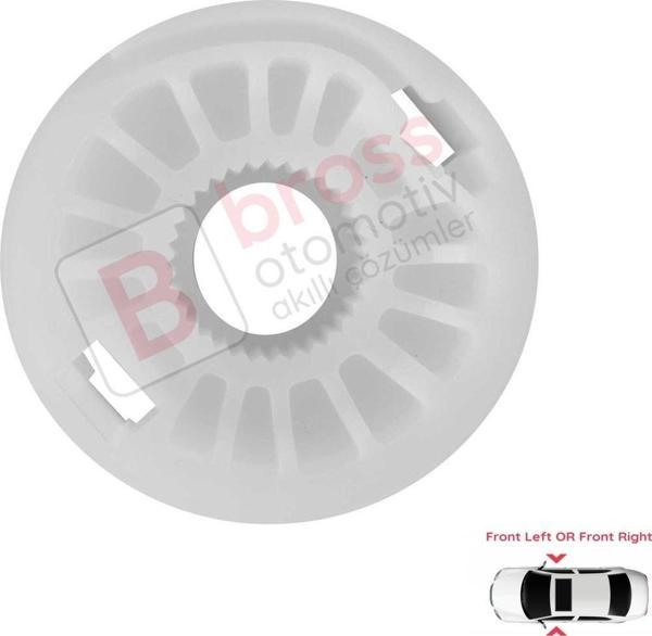VW Touran Audi A4 İçin Ön Sağ veya Sol Kapı Cam Kriko Makarası - Image 1