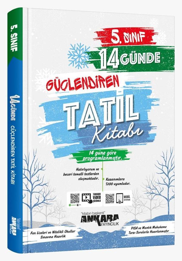 Ankara 5. Sınıf Güçlendiren 14 Günde Tatil Kitabı 2023 - Image 1
