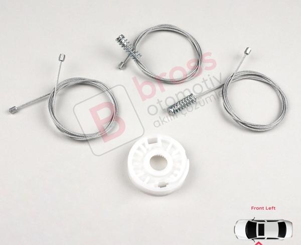 Kia Ceed MK1 ED 2006-2012 5-Kapı 824801H020 İçin Elektrikli Ön Sol Cam Kriko Tamir Seti - Image 1