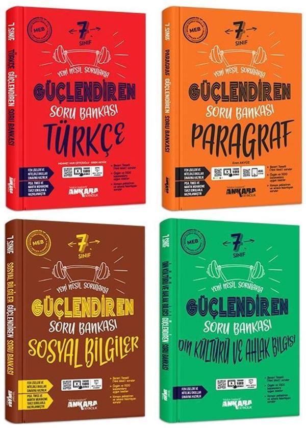 Ankara 7. Sınıf Sosyal + Türkçe + Din + Paragraf Soru Seti 4 Kitap 2023 - Image 1