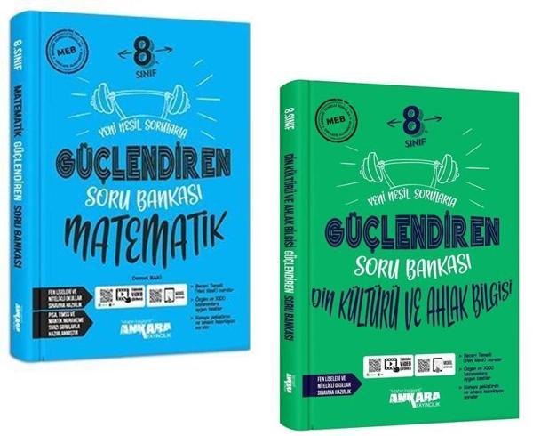 Ankara 8. Sınıf Matematik + Din Kültürü Güçlendiren Soru Seti 2 Kitap 2023 - Image 1