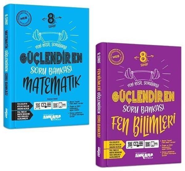 Ankara 8. Sınıf Matematik + Fen Bilimleri Güçlendiren Soru Seti 2 Kitap 2023 - Image 1