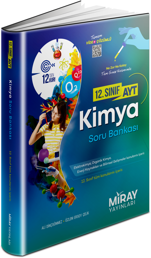 Miray 2024 12. Sınıf Ayt Kimya Soru Bankası - Miray Yayınları - Image 1