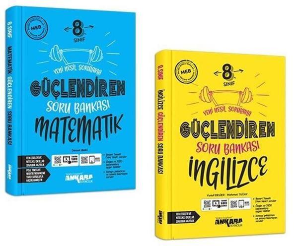 Ankara 8. Sınıf Matematik + İngilizce Güçlendiren Soru Seti 2 Kitap 2023 - Image 1