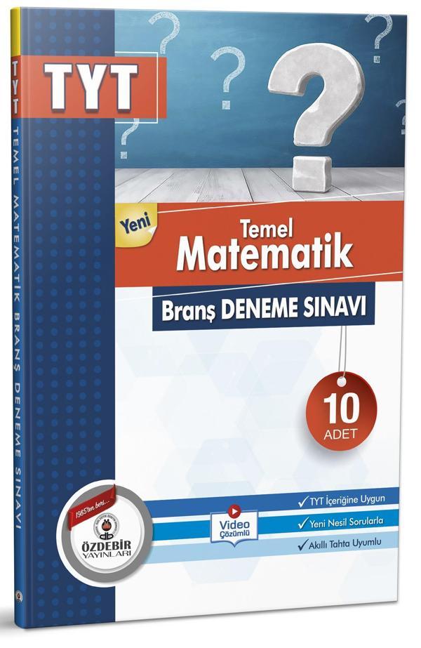 Özdebir Yayınları 2024 Tyt Matematik Branş Deneme Sınavı - Özdebir Yayınları - Image 1