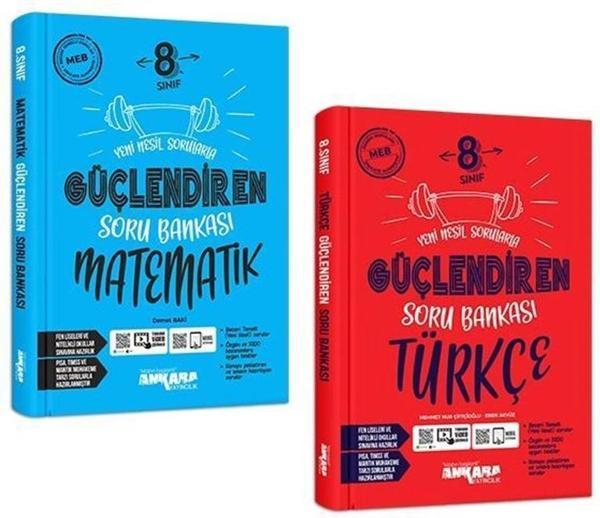Ankara 8. Sınıf Matematik + Türkçe Güçlendiren Soru Seti 2 Kitap 2023 - Image 1