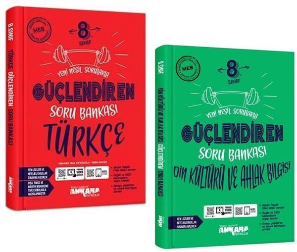 Ankara 8. Sınıf Türkçe + Din Kültürü Güçlendiren Soru Seti 2 Kitap 2023 - Image 1