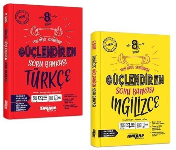 Ankara 8. Sınıf Türkçe + İngilizce Güçlendiren Soru Seti 2 Kitap 2023 - Image 1