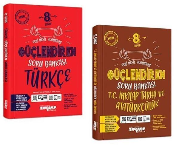 Ankara 8. Sınıf Türkçe + İnkılap Güçlendiren Soru Seti 2 Kitap 2023 - Image 1