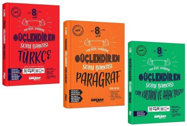 Ankara 8. Sınıf Türkçe + Paragraf + Din Güçlendiren Soru Seti 3 Kitap 2023 - Image 1