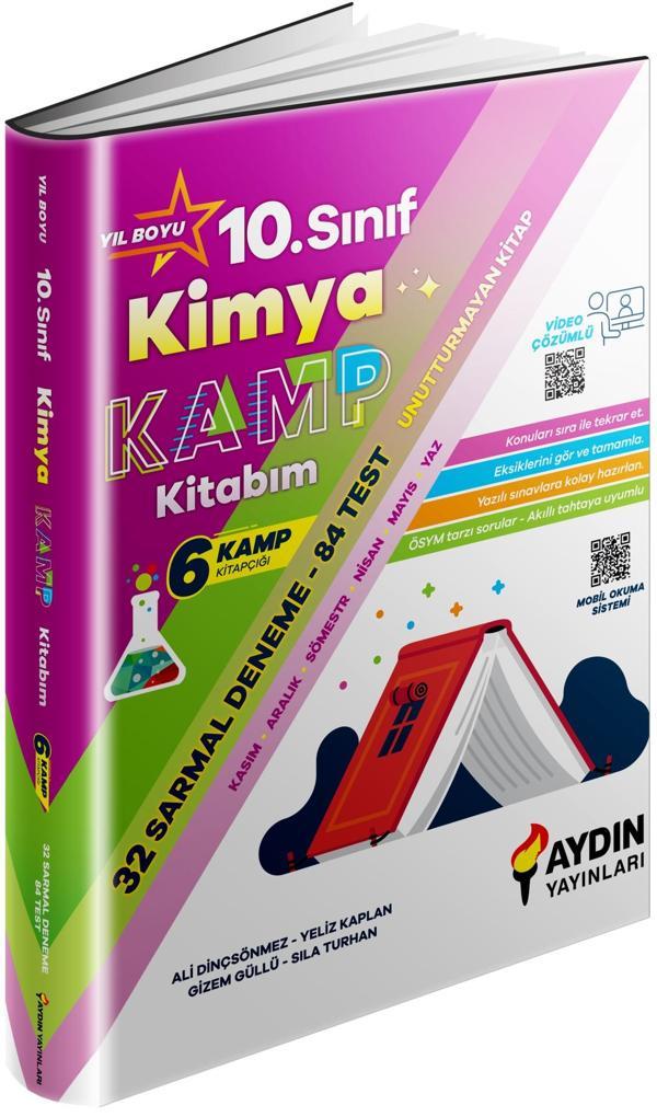 Aydın 2024 10. Sınıf Kimya Kamp Kitabım - Aydın Yayınları - Image 1
