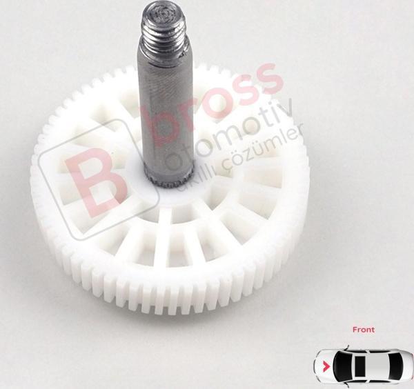 Opel Astra H 2004-2014 için Ön Cam Silecek Motor Dişlisi 0390241538 66 Diş - Image 1