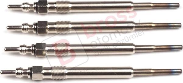 VW Audi Skoda İçin 4 Adet Isıtma Bujisi GX124, 059963319A, GN008 - Image 1