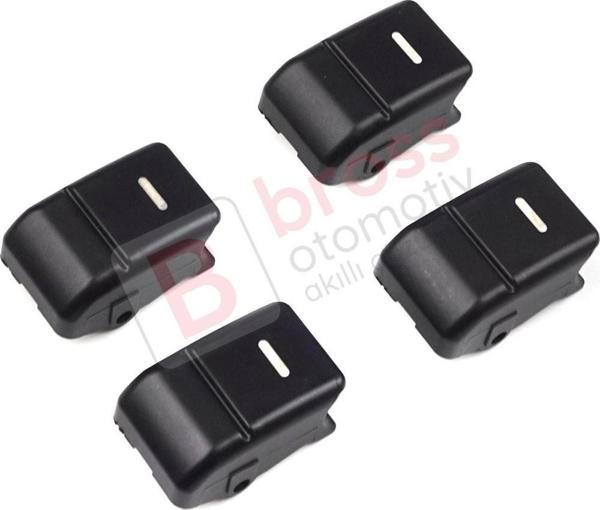 Land Rover Range Rover Sport L320 2005-2009 İçin 4 Adet Cam Açma Düğmesi Plastik Kapağı YUD501570PVJ - Image 1