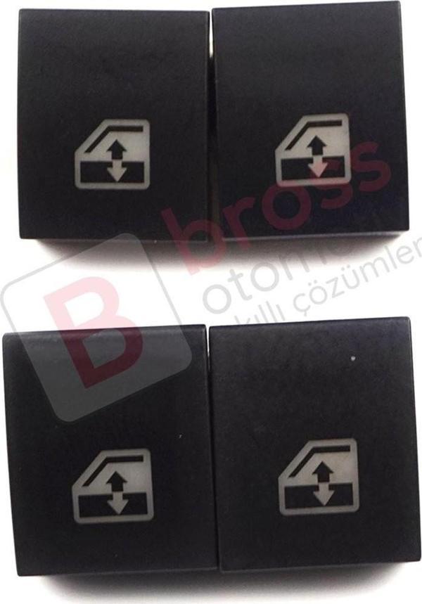 BDP105 2 Opel Astra H Zafira B Tigra B İçin 4 Adet Ön veya Arka Cam Açma Düğme Kapağı 13228699 - Image 1