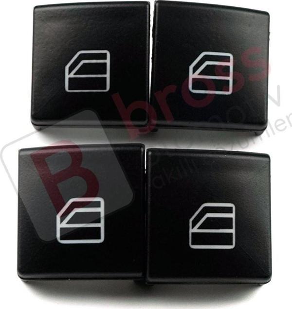 BDP109 1 Mercedes C W204 E W212 A207 C207 İçin Sürücü Ana Cam Kumanda Düğme Kapağı Seti 2049055402 - Image 1
